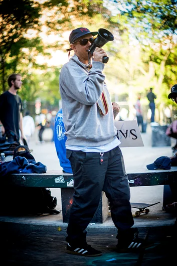 <!--damnamnyc-practice-->

For better or worse, the day ended with Billy Rohan taking control with his mini blow horn, holding his own impromptu contest.  Check back tomorrow to see how this whole crazy thing ends.