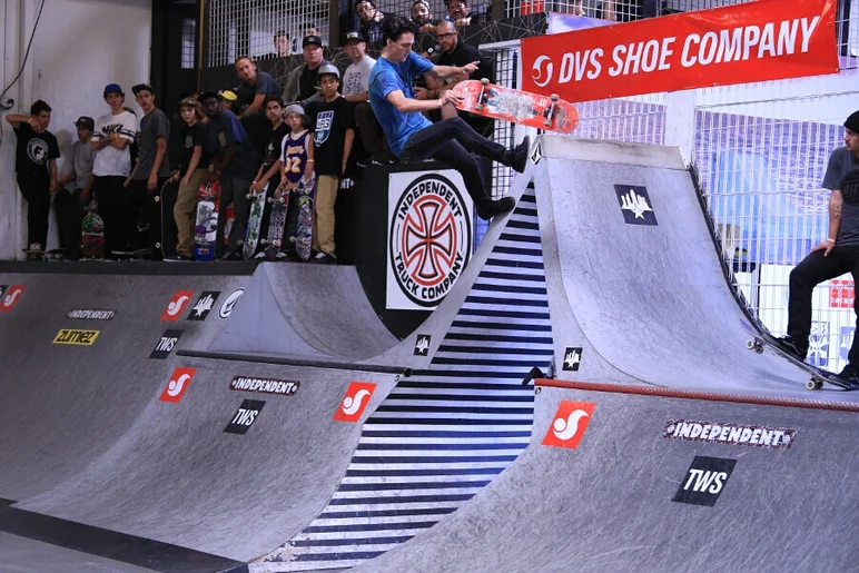 <!-- damnamvolcom14day2 -->

Dalton Dern kicking off the stone.