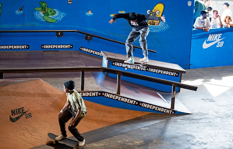 <!--am16friphotos-->

Ish Cepeda blowin' up like you thought he would. Heelflip Front Board.