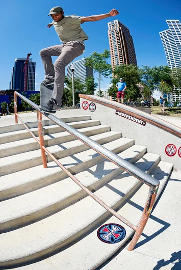 <!--dachi17practice-->

Mikey Haywood beats the heat with a Front Crooky.