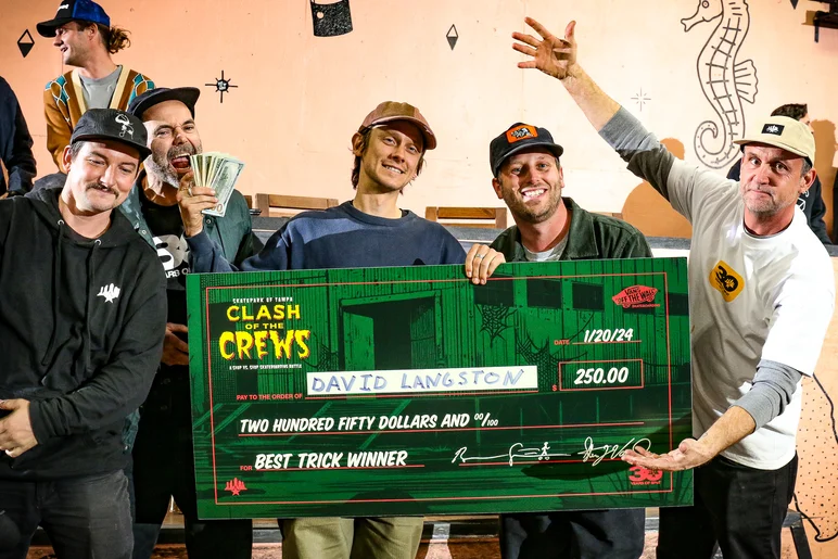 David Langston took home $250 for winning Best Trick!

<!--cotcfinals2024-->