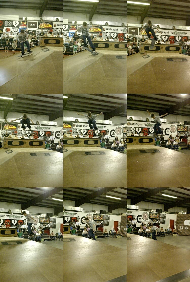 Paul Hart - nollie bigspin over the pyramid