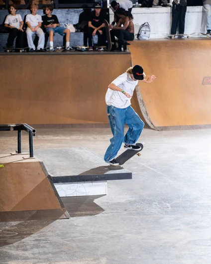 First time I shot a contest with Ricky Reis skating. You know someone is really good at skating when the basics look like this. Back crook on the ledge

<!--harvestjam2022-->