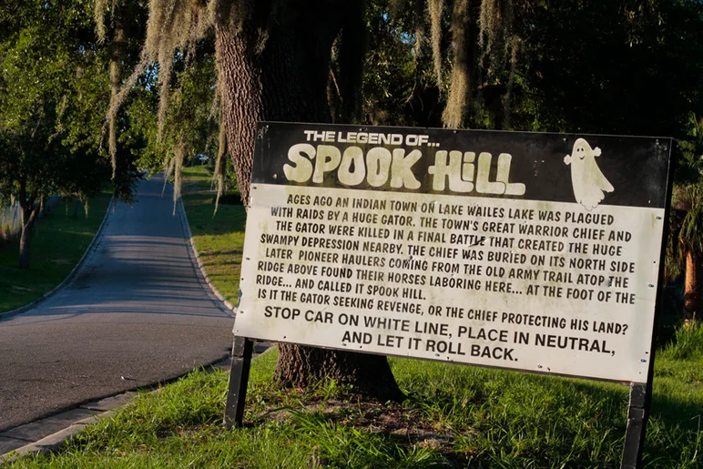 <!--conshaines-->

The Legend of Spook Hill doesn’t make much sense but look at that hill!