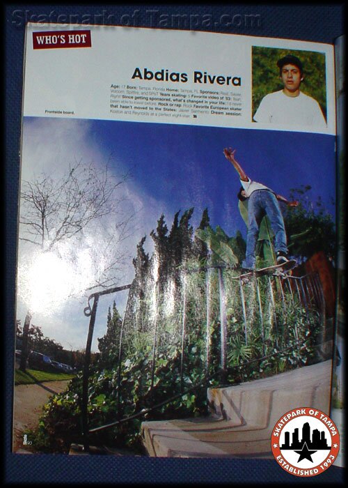 SPoT team rider Abdias Rivera