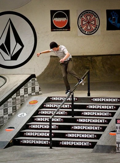 <!--dacm16-finals-->

Would you believe me if I told you Eric Clark popped this Bluntslide into a 5-O?  No but seriously would you?  Photo: Kyle Seidler