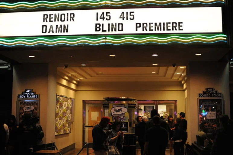 The theater filled up for the first showing, so we lurked it outside for a bit until the second showing.<!-- A California Work and Play Day -->