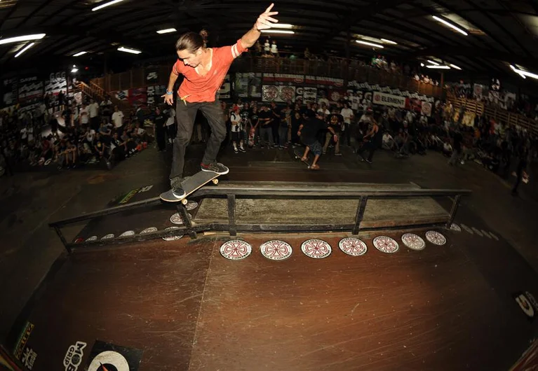 <!-- amdec13sat -->

Dylan still managed to do this gap back lip during best trick to receive an honorable mention and hold it down for the Skatepark of Tampa.