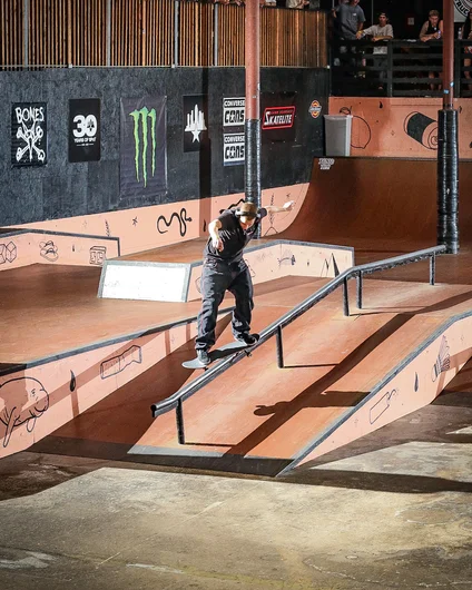 Noah Nagaro crushed every corner of the course and took home First Place in Sponsored as well as a free entry to the Damn Am contest of his choice. Front Smith


<!--springroll2023-->