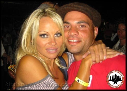 Salman Agah and Pamela Anderson