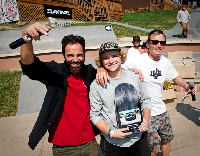 <!--wpa-sat-->

Jamie Foy got 3rd in Best Trick, Alden looks pissed, Ricky Flip Productions gets free advertising, and some fat bitch photo bombs.