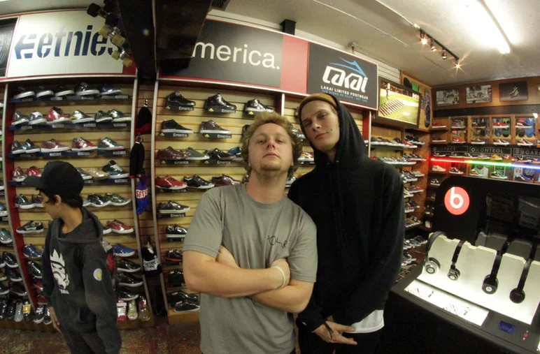 <!-- Black Friday 2013 -->

Derick and Eric pause for a steezy staff photo, then it's back to helping customers.
