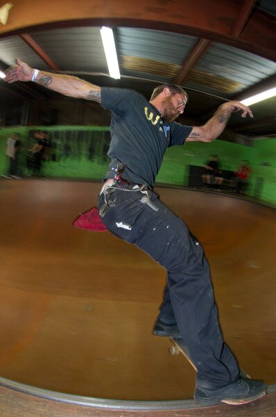 Kevin Zimnock runs it at the Bro Bowl