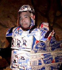  Rob Meronek in a PBR suit of armor