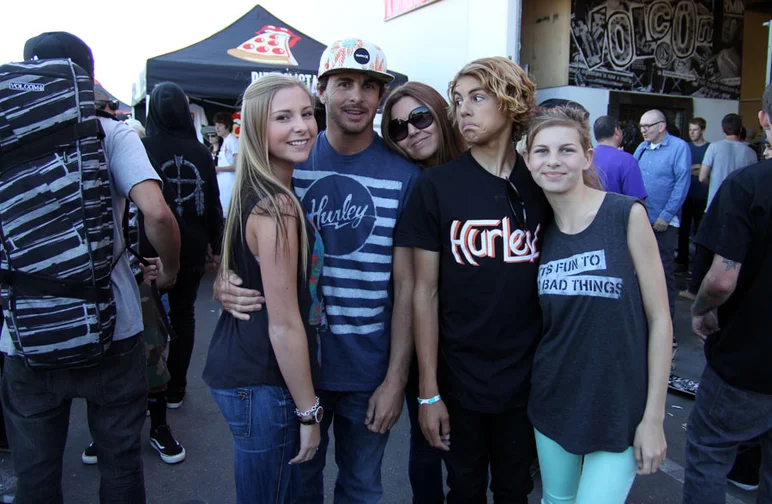 The Curren Family.<!-- Damn Am Costa Mesa 2013 Presented by Volcom -->