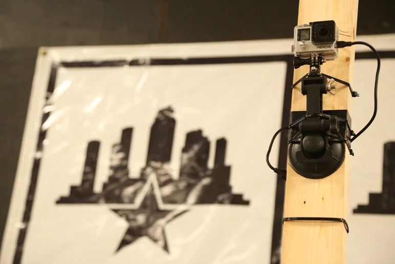 <!--NEWCOURSE16-->

GoPros are set up all around the course so we can get a nice time-lapse of the build after it's finished.
