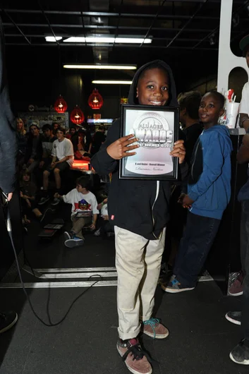 Darius Norton won overall for the 8 and Under Division.<!-- Harvest Jam 2012 Presented by Expedition -->