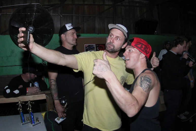 <!--ffombj-->

Just enough time for a selfie with the head honcho.
