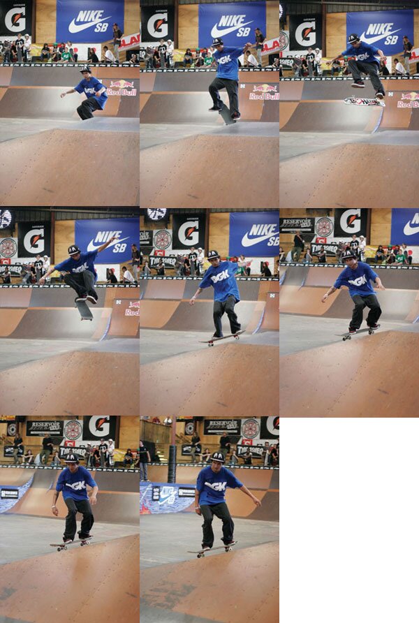 Robbie Kirkland - nollie bigspin heelflip