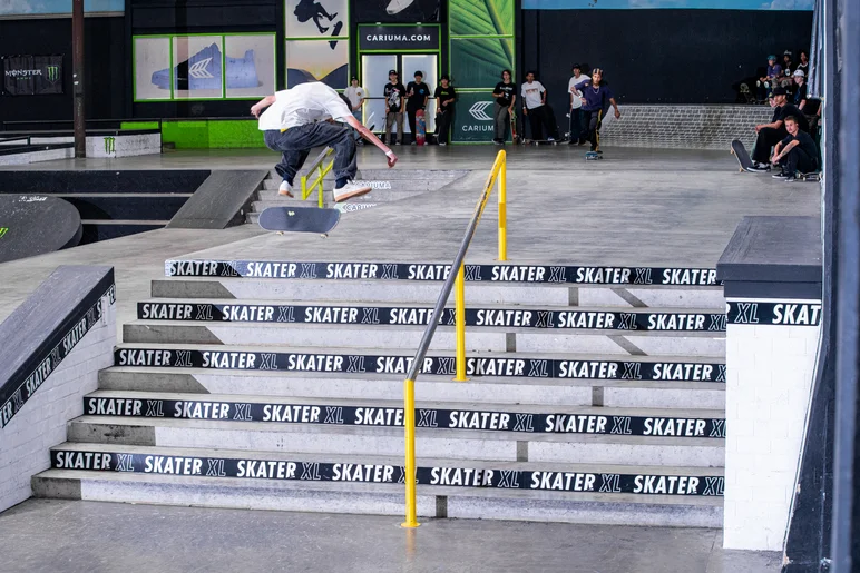 It's Mr. Heelflip Down or Into Any Trick He Wants: Sena Watanabe bs heel 1st try down the 10

<!--damnamla2023qualifiers-->