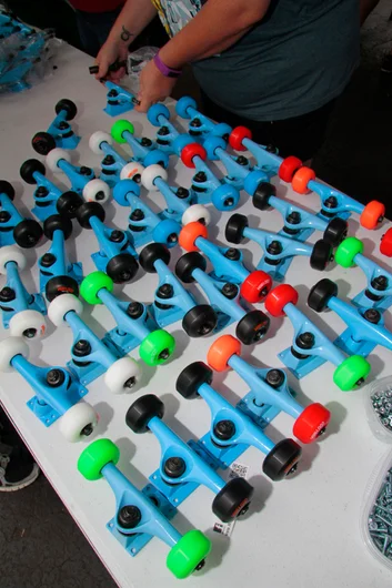 <!--b4bday15-->
Put the wheels on the trucks…