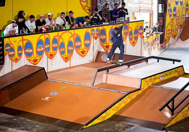 Chucky Woodward balances out a Front 5-Oh.
<!--TampaAm21LastChanceOpen-->