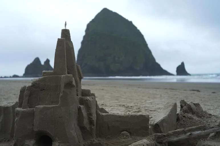 There must be a clinical term for the burning desire to trample and destroy any sand castles you come across on a public beach. Brittany and I are diagnosed with this condition, but we held back and let this one live on.  What a wide variety of experiences to be had all with pretty short driving distances from Portland.  We'll be back soon for sure.<!-- Portland 2013 for Some Nike Bid'niss -->