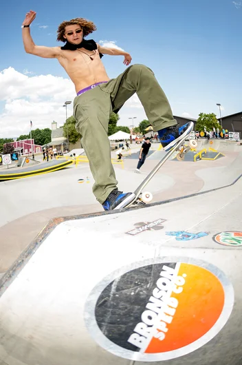 <!--daww17finals-->

Just filling some Bronson sponsor obligations when Ethan Demoulin spiced things up a bit with this Nosegrind over the hip.