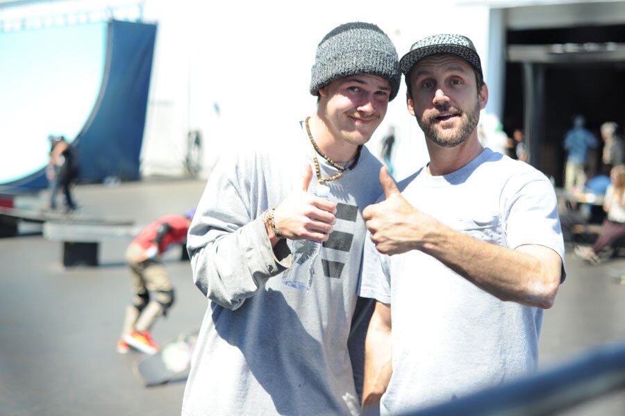 This is Albert's first time at Skatepark of Tampa