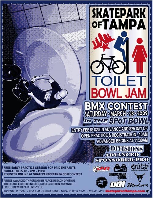 Skatepark of Tampa Toilet Bowl BMX Jam Contest