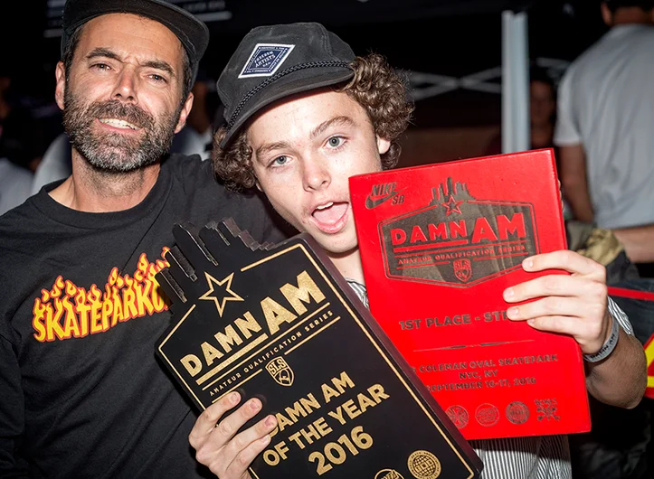 <!--danyc16finals-->

Let's check the track record here: Zach Saraceno qualified 1st for the last 2 Damn Am’s then won both of em’ And also won Damn Am of the year. I don’t care who you are; thats gotta feel good. Once again Congrats Zach! Can’t wait to see ya at Tampa Am later this year.