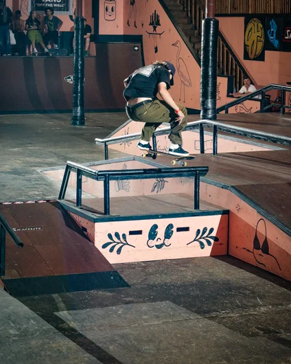 Backing himself up with a Full Cab over the Bump to Bar

<!--clashofthecrews23finals-->