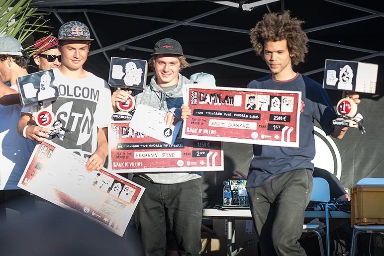 <!--daport14sun-->

Your top 3 winners of Damn Am Portugal (L to R): Gard Hvaara - 3rd, Hermann Stene - 2nd, and Nassim Guammaz - 1st.  Click <a href=