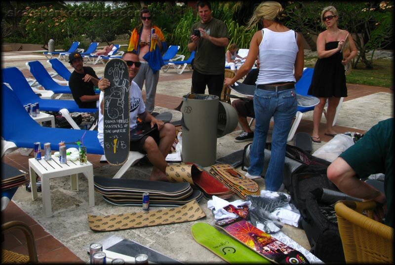 Boards for Bros in Cuba Construction