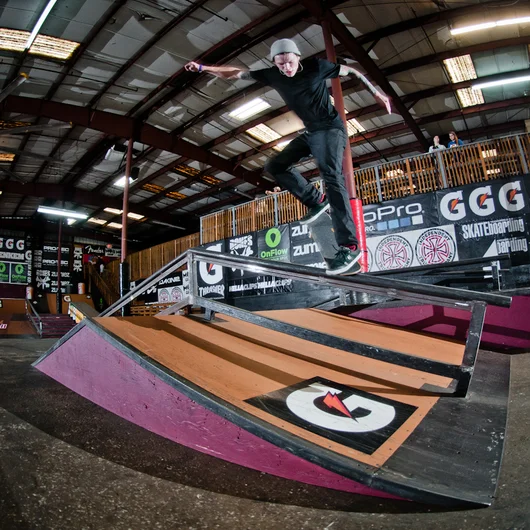 <!--ta14-sd-->

Dustin Blauvelt warms up with a back noseblunt before you woke up today.