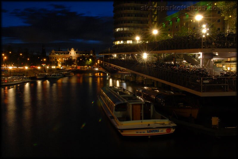 Amsterdam - They like bikes, boats, and trains