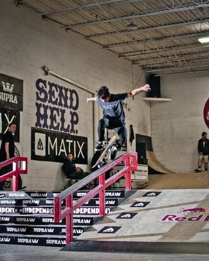 <!--damnammn14finals-->

Anthony Anaya was no complying everything, this was probably my favorite.  Over the rail and into the bank.