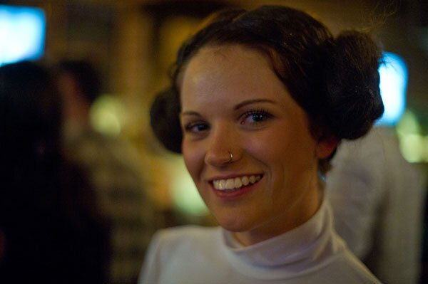 Serious Princess Leia imposter