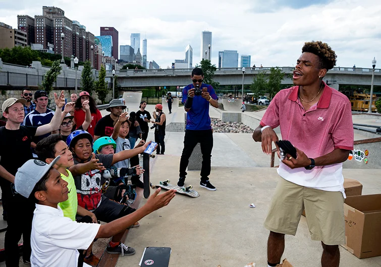 <!--dachi17finals-->

Robert Neal saved the promo box from getting stolen and then went ahead and held is own product toss  “Damn Y’all Thirsty!”