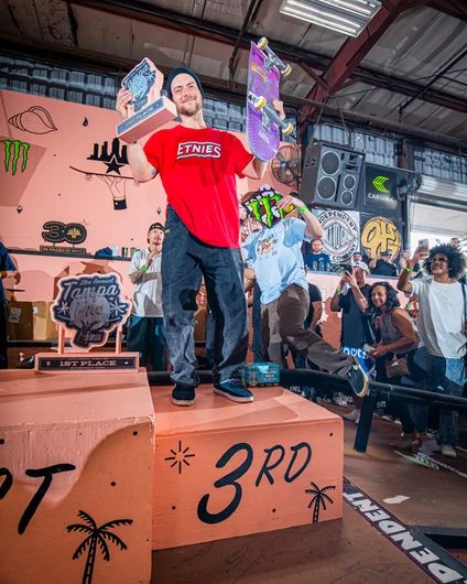 Now for that top 3! Chris Joslin had more flip tricks in his run than you can count on two hands. Congrats Chris on 3rd place!

<!--tampapro23day3-->