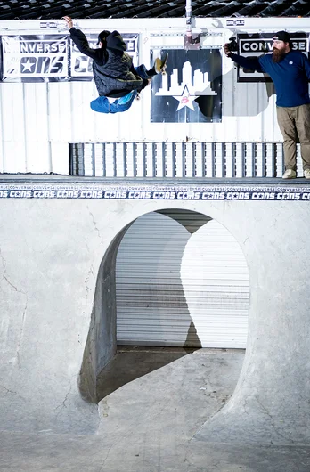 <!--pro20consjam-->

Clay won Best Trick with a Late-Shuv over doorway but here’s a bit of a more photogenic trick.
