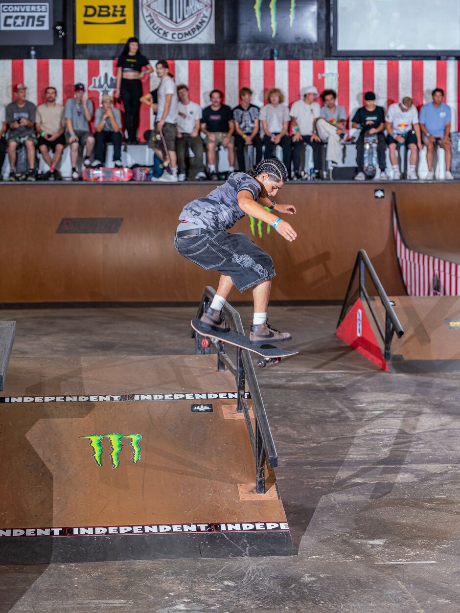 Abner Pietro Kickflip Front Board One Foot