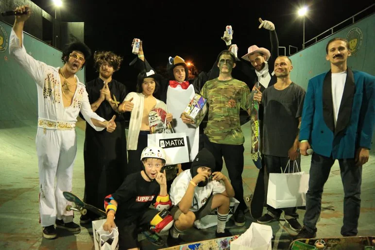 <!-- 2013MatixHalloweenJam -->

Top 5 in the Vert's Not Dead Jam: Brian Upapong, Alex Buncy, Alex Morley aka Butterguns, Lucas Mahoney, Ali Tawoosi.