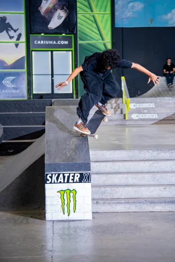 There was only one Brazilian in the entire contest and he was not messing around. Abner Pietro with a kickflip crook and back to Brazil with a 4th place trophy.

<!--damnamla2023finals-->