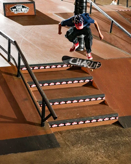 Marcus Caseria representing The Block with a pressure flip down The Four Block.

<!--clashofthecrews23day2-->