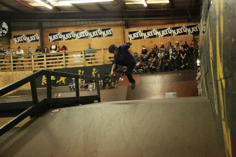 <!-- 2013harvestJam -->

Young gun George Hufnagel pulling out the old man move.