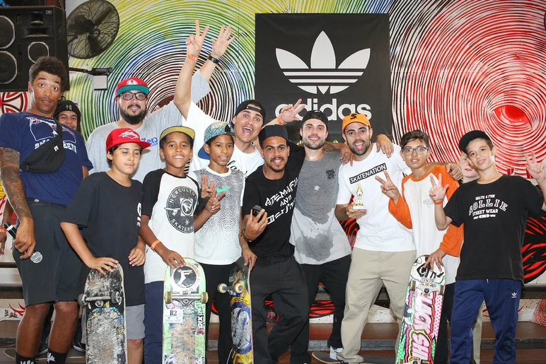 <!--vdaymass18-->
This is the whole crew that came all the way from Sao Paulo to skate. Amazing! A special shout out to Tulio De Oliveria for all his dedication and hard work getting these guys to Tampa every year.