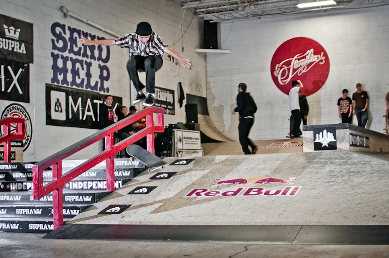 <!--damnammn14finals-->

Alejandro Burnell finds the coolest hippy ollie in the park.