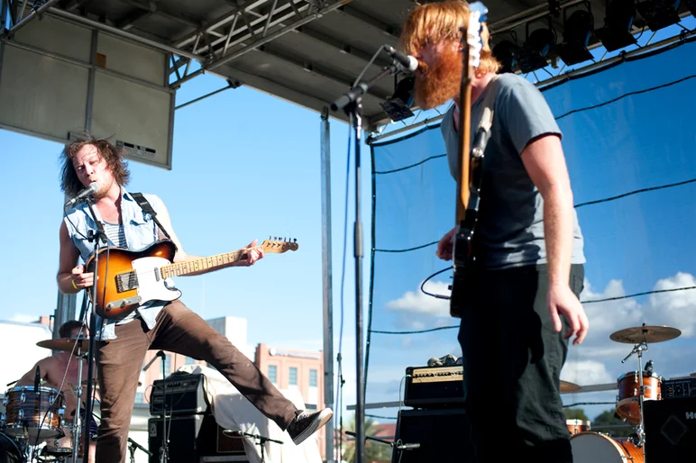 <!--ybor4year-->

Around 5 o'clock, Monarch took the stage to kick off the live music. Critter, their frontman, works for us at the Bricks. You're a mad man up there, Critter! Thanks Monarch for bringing the energy level up to 11 right out of the gate.

