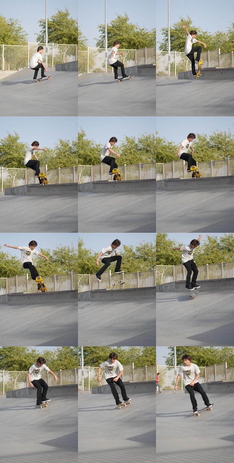 Jereme Knibbs - 5-0 kickflip out at Tempe